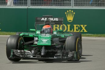 World © Octane Photographic Ltd. Friday 6th June 2014. Canada - Circuit Gilles Villeneuve, Montreal. Formula 1 Practice 1. Caterham F1 Team CT05 – Alexander Rossi – Reserve Driver. Digital Ref: 0978LB1D3095
