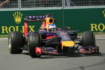 World © Octane Photographic Ltd. Friday 6th June 2014. Canada - Circuit Gilles Villeneuve, Montreal. Formula 1 Practice 1. Infiniti Red Bull Racing RB10 - Sebastian Vettel. Digital Ref: 0978LB1D3115