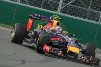 World © Octane Photographic Ltd. Friday 6th June 2014. Canada - Circuit Gilles Villeneuve, Montreal. Formula 1 Practice 1. Infiniti Red Bull Racing RB10 – Daniel Ricciardo. Digital Ref: 0978LB1D3170