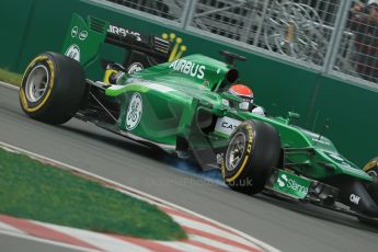 World © Octane Photographic Ltd. Friday 6th June 2014. Canada - Circuit Gilles Villeneuve, Montreal. Formula 1 Practice 1. Caterham F1 Team CT05 – Alexander Rossi – Reserve Driver. Digital Ref: 0978LB1D3177