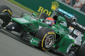 World © Octane Photographic Ltd. Friday 6th June 2014. Canada - Circuit Gilles Villeneuve, Montreal. Formula 1 Practice 1. Caterham F1 Team CT05 – Alexander Rossi – Reserve Driver. Digital Ref: 0978LB1D3259