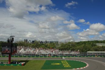 World © Octane Photographic Ltd. Friday 6th June 2014. Canada - Circuit Gilles Villeneuve, Montreal. Formula 1 Practice 1. Williams Martini Racing FW36 – Valtteri Bottas Digital Ref: 0978LB1D9166