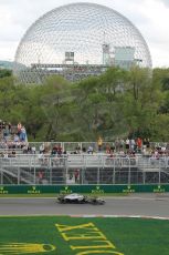 World © Octane Photographic Ltd. Friday 6th June 2014. Canada - Circuit Gilles Villeneuve, Montreal. Formula 1 Practice 1. McLaren Mercedes MP4/29 - Jenson Button. Digital Ref: 0978LB1D9376