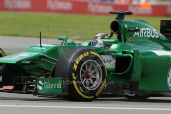 World © Octane Photographic Ltd. Friday 6th June 2014. Canada - Circuit Gilles Villeneuve, Montreal. Formula 1 Practice 2. Caterham F1 Team CT05 – Kamui Kobayashi. Digital Ref: 0979LB1D3817