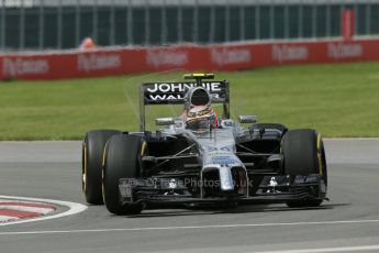 World © Octane Photographic Ltd. Friday 6th June 2014. Canada - Circuit Gilles Villeneuve, Montreal. Formula 1 Practice 2. McLaren Mercedes MP4/29 – Kevin Magnussen. Digital Ref: 0979LB1D3826