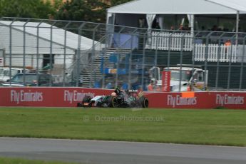 World © Octane Photographic Ltd. Friday 6th June 2014. Canada - Circuit Gilles Villeneuve, Montreal. Formula 1 Practice 2. Sahara Force India VJM07 – Sergio Perez. Digital Ref: 0979LB1D3902
