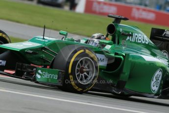 World © Octane Photographic Ltd. Friday 6th June 2014. Canada - Circuit Gilles Villeneuve, Montreal. Formula 1 Practice 2. Caterham F1 Team CT05 – Kamui Kobayashi. Digital Ref: 0979LB1D4034