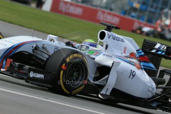 World © Octane Photographic Ltd. Friday 6th June 2014. Canada - Circuit Gilles Villeneuve, Montreal. Formula 1 Practice 2. Williams Martini Racing FW36 – Felipe Massa. Digital Ref: 0979LB1D4052