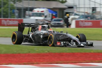 World © Octane Photographic Ltd. Friday 6th June 2014. Canada - Circuit Gilles Villeneuve, Montreal. Formula 1 Practice 2. Sauber C33 – Adrian Sutil. Digital Ref: 0979LB1D4151