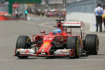 World © Octane Photographic Ltd. Friday 6th June 2014. Canada - Circuit Gilles Villeneuve, Montreal. Formula 1 Practice 2. Scuderia Ferrari F14T - Fernando Alonso. Digital Ref: 0979LB1D4234