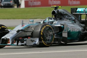 World © Octane Photographic Ltd. Friday 6th June 2014. Canada - Circuit Gilles Villeneuve, Montreal. Formula 1 Practice 2. Mercedes AMG Petronas F1 W05 Hybrid - Nico Rosberg. Digital Ref: 0979LB1D4249