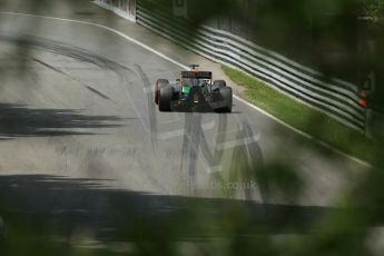 World © Octane Photographic Ltd. Friday 6th June 2014. Canada - Circuit Gilles Villeneuve, Montreal. Formula 1 Practice 2. Sahara Force India VJM07 – Nico Hulkenburg. Digital Ref : 0979LB1D4523