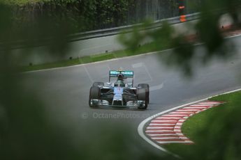 World © Octane Photographic Ltd. Friday 6th June 2014. Canada - Circuit Gilles Villeneuve, Montreal. Formula 1 Practice 2. Mercedes AMG Petronas F1 W05 Hybrid - Nico Rosberg. Digital Ref: 0979LB1D4872