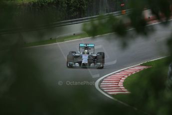 World © Octane Photographic Ltd. Friday 6th June 2014. Canada - Circuit Gilles Villeneuve, Montreal. Formula 1 Practice 2. Mercedes AMG Petronas F1 W05 Hybrid – Lewis Hamilton. Digital Ref: 0979LB1D4949