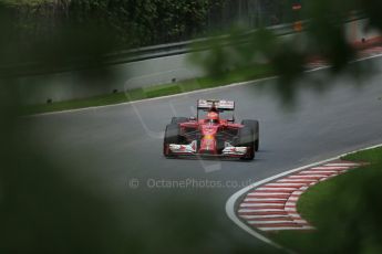 World © Octane Photographic Ltd. Friday 6th June 2014. Canada - Circuit Gilles Villeneuve, Montreal. Formula 1 Practice 2. Scuderia Ferrari F14T – Kimi Raikkonen. Digital Ref: 0979LB1D4954