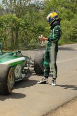 World © Octane Photographic Ltd. Friday 6th June 2014. Canada - Circuit Gilles Villeneuve, Montreal. Formula 1 Practice 2. Caterham F1 Team CT05 – Marcus Ericsson pulls off at turn 3. Digital Ref: 0979LB1D9489
