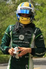 World © Octane Photographic Ltd. Friday 6th June 2014. Canada - Circuit Gilles Villeneuve, Montreal. Formula 1 Practice 2. Caterham F1 Team CT05 – Marcus Ericsson pulls off at turn 3. Digital Ref: 0979LB1D9495