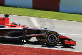 World © Octane Photographic Ltd. Saturday 7th June 2014. Canada - Circuit Gilles Villeneuve, Montreal. Formula 1 Practice 3. Marussia F1 Team MR03 - Jules Bianchi. Digital Ref: 0982LB1D5612