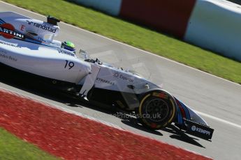 World © Octane Photographic Ltd. Saturday 7th June 2014. Canada - Circuit Gilles Villeneuve, Montreal. Formula 1 Practice 3. Williams Martini Racing FW36 – Felipe Massa. Digital Ref: 0982LB1D5729