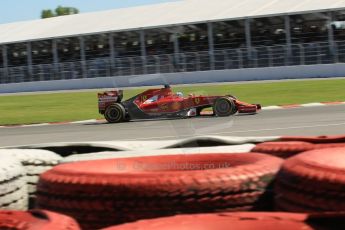 World © Octane Photographic Ltd. Saturday 7th June 2014. Canada - Circuit Gilles Villeneuve, Montreal. Formula 1 Practice 3. Scuderia Ferrari F14T - Fernando Alonso. Digital Ref: 0982LB1D9555