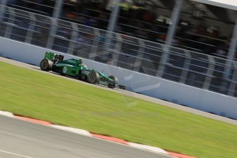 World © Octane Photographic Ltd. Saturday 7th June 2014. Canada - Circuit Gilles Villeneuve, Montreal. Formula 1 Practice 3. Caterham F1 Team CT05 – Marcus Ericsson. Digital Ref: 0982LB1D9598