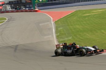 World © Octane Photographic Ltd. Saturday 7th June 2014. Canada - Circuit Gilles Villeneuve, Montreal. Formula 1 Practice 3. Sahara Force India VJM07 – Nico Hulkenburg. Digital Ref : 0982LB1D9667