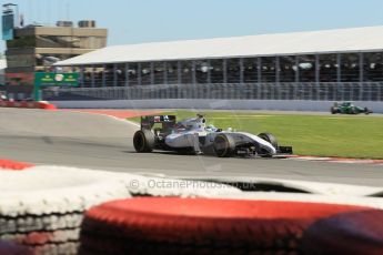 World © Octane Photographic Ltd. Saturday 7th June 2014. Canada - Circuit Gilles Villeneuve, Montreal. Formula 1 Practice 3. Williams Martini Racing FW36 – Felipe Massa. Digital Ref: 0982LB1D9699