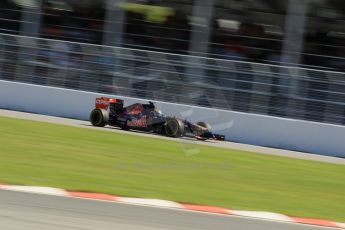 World © Octane Photographic Ltd. Saturday 7th June 2014. Canada - Circuit Gilles Villeneuve, Montreal. Formula 1 Practice 3. Scuderia Toro Rosso STR9 - Jean-Eric Vergne. Digital Ref: 0982LB1D9767