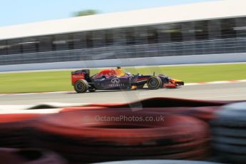 World © Octane Photographic Ltd. Saturday 7th June 2014. Canada - Circuit Gilles Villeneuve, Montreal. Formula 1 Practice 3. Infiniti Red Bull Racing RB10 - Sebastian Vettel. Digital Ref: 0982LB1D9933