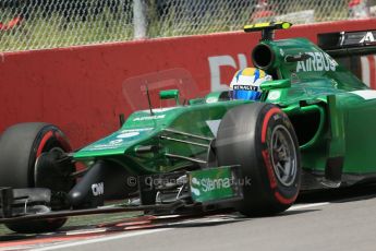 World © Octane Photographic Ltd. Saturday 7th June 2014. Canada - Circuit Gilles Villeneuve, Montreal. Formula 1 Qualifying. Caterham F1 Team CT05 – Marcus Ericsson. Digital Ref: 0983LB1D5851