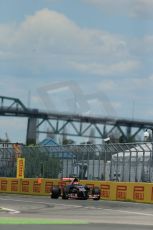 World © Octane Photographic Ltd. Saturday 7th June 2014. Canada - Circuit Gilles Villeneuve, Montreal. Formula 1 Qualifying. Scuderia Toro Rosso STR 9 – Daniil Kvyat. Digital Ref: 0983LB1D5941