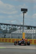 World © Octane Photographic Ltd. Saturday 7th June 2014. Canada - Circuit Gilles Villeneuve, Montreal. Formula 1 Qualifying. Scuderia Toro Rosso STR 9 – Daniil Kvyat. Digital Ref: 0983LB1D5945