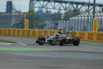 World © Octane Photographic Ltd. Saturday 7th June 2014. Canada - Circuit Gilles Villeneuve, Montreal. Formula 1 Qualifying. McLaren Mercedes MP4/29 - Jenson Button. Digital Ref: 0983LB1D5979