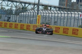 World © Octane Photographic Ltd. Saturday 7th June 2014. Canada - Circuit Gilles Villeneuve, Montreal. Formula 1 Qualifying. Scuderia Toro Rosso STR 9 – Daniil Kvyat. Digital Ref: 0983LB1D6070