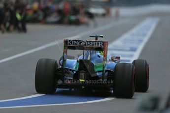 World © Octane Photographic Ltd. Saturday 7th June 2014. Canada - Circuit Gilles Villeneuve, Montreal. Formula 1 Qualifying. Sahara Force India VJM07 – Sergio Perez. Digital Ref: 0983LB1D6115