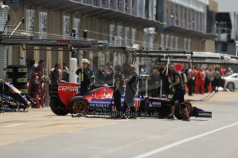 World © Octane Photographic Ltd. Saturday 7th June 2014. Canada - Circuit Gilles Villeneuve, Montreal. Formula 1 Qualifying. Scuderia Toro Rosso STR 9 – Daniil Kvyat. Digital Ref: 0983LB1D6132