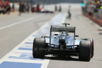 World © Octane Photographic Ltd. Saturday 7th June 2014. Canada - Circuit Gilles Villeneuve, Montreal. Formula 1 Qualifying. Mercedes AMG Petronas F1 W05 Hybrid - Nico Rosberg. Digital Ref: 0983LB1D6279