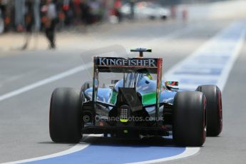 World © Octane Photographic Ltd. Saturday 7th June 2014. Canada - Circuit Gilles Villeneuve, Montreal. Formula 1 Qualifying. Sahara Force India VJM07 – Sergio Perez. Digital Ref: 0983LB1D6322