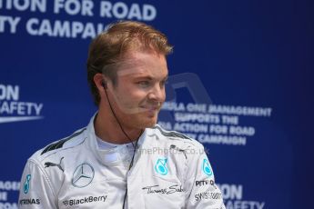 World © Octane Photographic Ltd. Saturday 7th June 2014. Canada - Circuit Gilles Villeneuve, Montreal. Formula 1 Qualifying. Mercedes AMG Petronas F1 W05 Hybrid - Nico Rosberg. Digital Ref: 0983LB1D6550