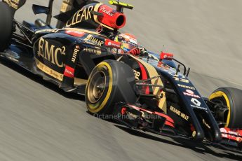 World © Octane Photographic Ltd. Sunday 8th June 2014. Canada - Circuit Gilles Villeneuve, Montreal. Formula 1 Race. Lotus F1 Team E22 – Pastor Maldonado. Digital Ref: 0986LB1D0498