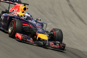 World © Octane Photographic Ltd. Sunday 8th June 2014. Canada - Circuit Gilles Villeneuve, Montreal. Formula 1 Race. Infiniti Red Bull Racing RB10 - Sebastian Vettel. Digital Ref: 0986LB1D0574