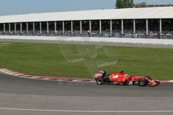 World © Octane Photographic Ltd. Sunday 8th June 2014. Canada - Circuit Gilles Villeneuve, Montreal. Formula 1 Race. Scuderia Ferrari F14T - Fernando Alonso. Digital Ref: 0986LB1D8343