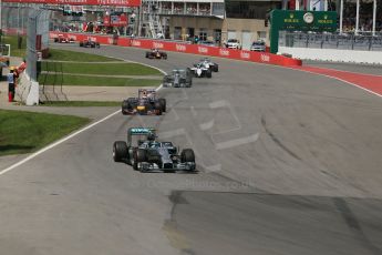 World © Octane Photographic Ltd. Sunday 8th June 2014. Canada - Circuit Gilles Villeneuve, Montreal. Formula 1 Race. Mercedes AMG Petronas F1 W05 Hybrid - Nico Rosberg. Digital Ref: 0986LB1D8566