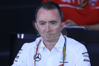 World © Octane Photographic Ltd. Friday 6th June 2014. Canada - Circuit Gilles Villeneuve, Montreal. Team personnel press conference. Mercedes AMG Petronas Executive Director (Technical) – Paddy Lowe. Digital Ref: 0980LB1D5095