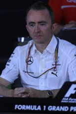 World © Octane Photographic Ltd. Friday 6th June 2014. Canada - Circuit Gilles Villeneuve, Montreal. Team personnel press conference. Mercedes AMG Petronas Executive Director (Technical) – Paddy Lowe. Digital Ref: 0980LB1D5112