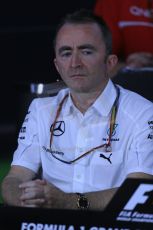 World © Octane Photographic Ltd. Friday 6th June 2014. Canada - Circuit Gilles Villeneuve, Montreal. Team personnel press conference. Mercedes AMG Petronas Executive Director (Technical) – Paddy Lowe. Digital Ref: 0980LB1D5132