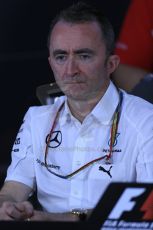 World © Octane Photographic Ltd. Friday 6th June 2014. Canada - Circuit Gilles Villeneuve, Montreal. Team personnel press conference. Mercedes AMG Petronas Executive Director (Technical) – Paddy Lowe. Digital Ref: 0980LB1D5150