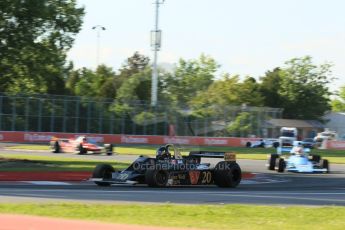 World © Octane Photographic Ltd. Saturday 7th June 2014. Canada - Circuit Gilles Villeneuve, Montreal. Historic Grand Prix (HGP) Race 1. Ex-Jody Sheckter 1978 Wolf WR6 – Douglas Mockett. Digital Ref: 0984LB1D0007