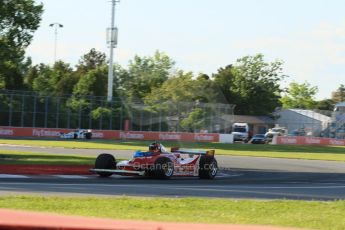 World © Octane Photographic Ltd. Saturday 7th June 2014. Canada - Circuit Gilles Villeneuve, Montreal. Historic Grand Prix (HGP) Race 1. Ex-Gilles Villeneuve/Jody Sheckter 1980 Ferrari 312T5 – Bud Moeller. Digital Ref: 0984LB1D0015