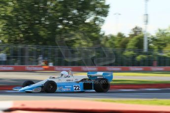 World © Octane Photographic Ltd. Saturday 7th June 2014. Canada - Circuit Gilles Villeneuve, Montreal. Historic Grand Prix (HGP) Race 1. Ex-Teddy Pilette 1977 BRM P207 – Brain Blain. Digital Ref: 0984LB1D0064